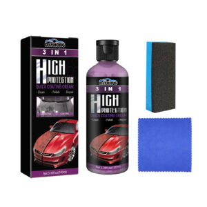 3-in-1 car coating paste for cleaning scratch repair and surface care