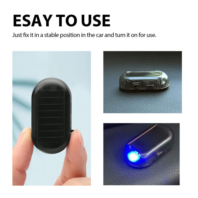 Car Anti-Theft LED Alarm Light: Theft Deterrent, Easy Install, Surface-Safe - Image 6