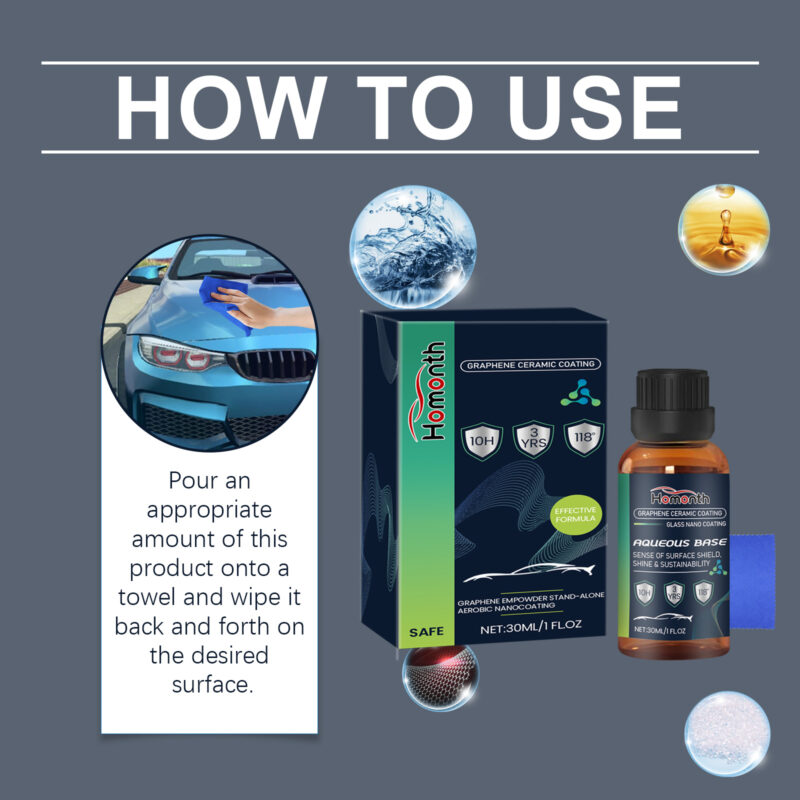 Car Ceramic Coating: Decontamination Polish, Scratch Repair, Protective Formula - Image 6