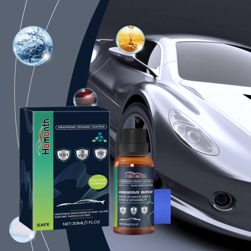 Car Ceramic Coating: Decontamination Polish, Scratch Repair, Protective Formula - Image 2