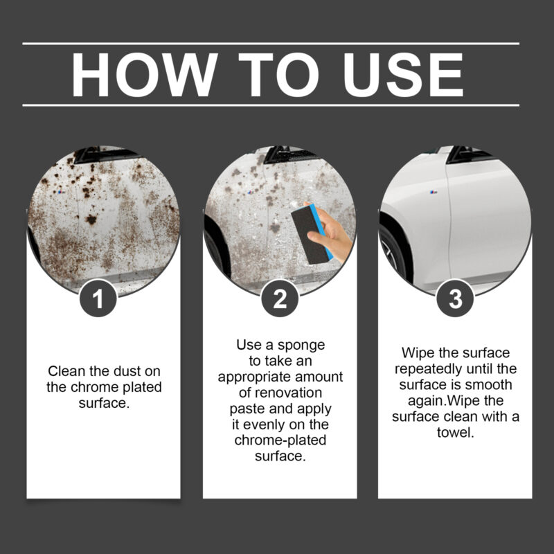 Car Chrome Reconditioning Paste – Fast-Acting, Safe Metal Polishing for Rust Protection - Image 6