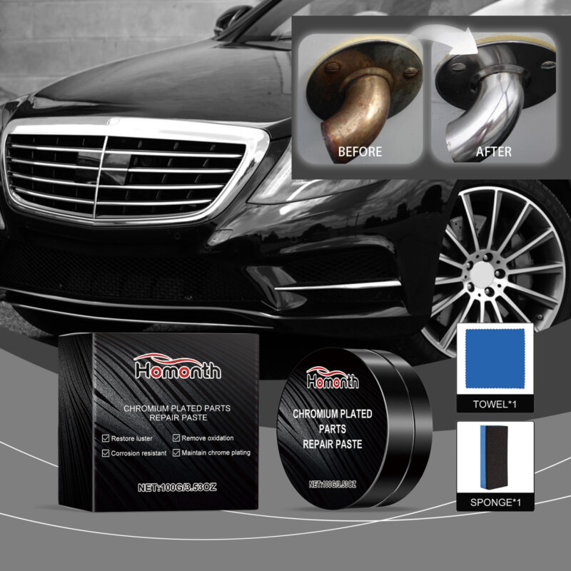 Car Chrome Reconditioning Paste – Fast-Acting, Safe Metal Polishing for Rust Protection - Image 2