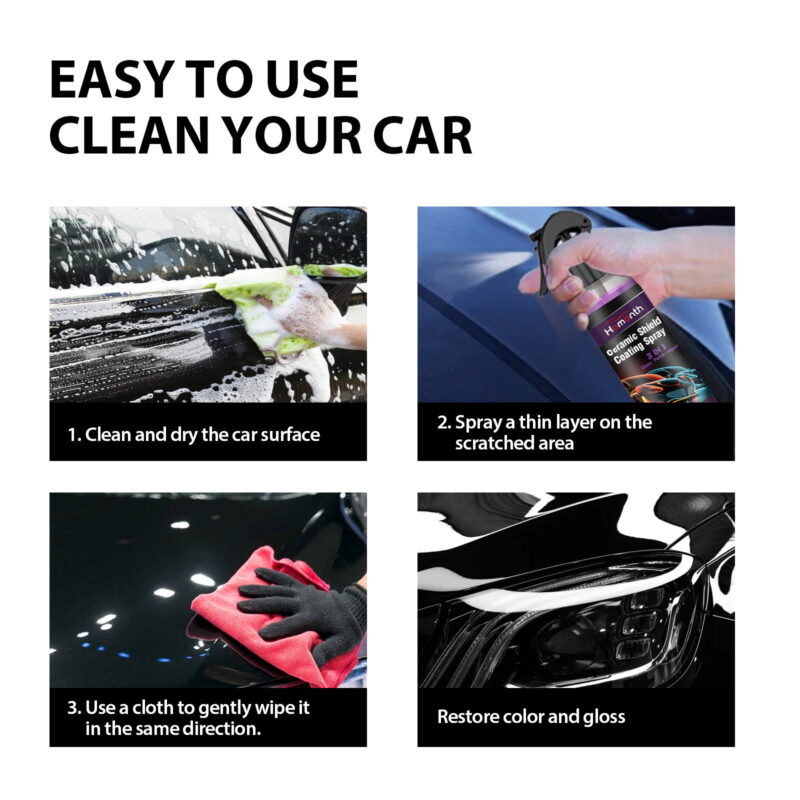 Car Coating Spray: Paint Protection, Surface-Safe, Long-Lasting Shine - Image 6