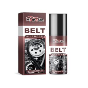 Car engine belt lubricant spray reducing belt noise fast acting maintenance