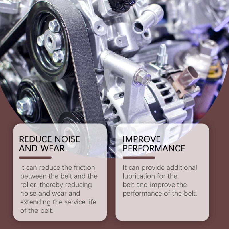 Car Engine Belt Lubricant: Noise-Reducing, Fast-Acting Maintenance Spray - Image 3