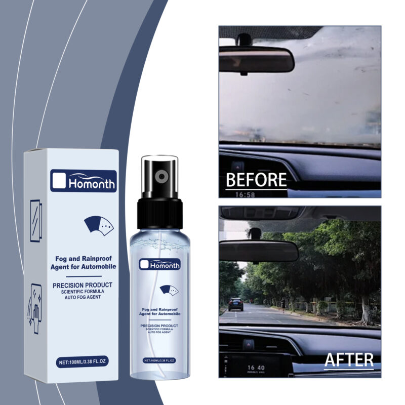 Car Glass Anti-Fog Anti-Rain Spray: Fast-Acting, Safe, Multi-Purpose Cleaner - Image 2