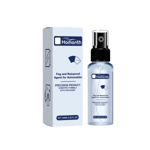 Fast-acting car glass anti-fog anti-rain spray for clear vision