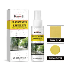 Fast-acting car glass anti-rain anti-fog cleaner spray for clear vision