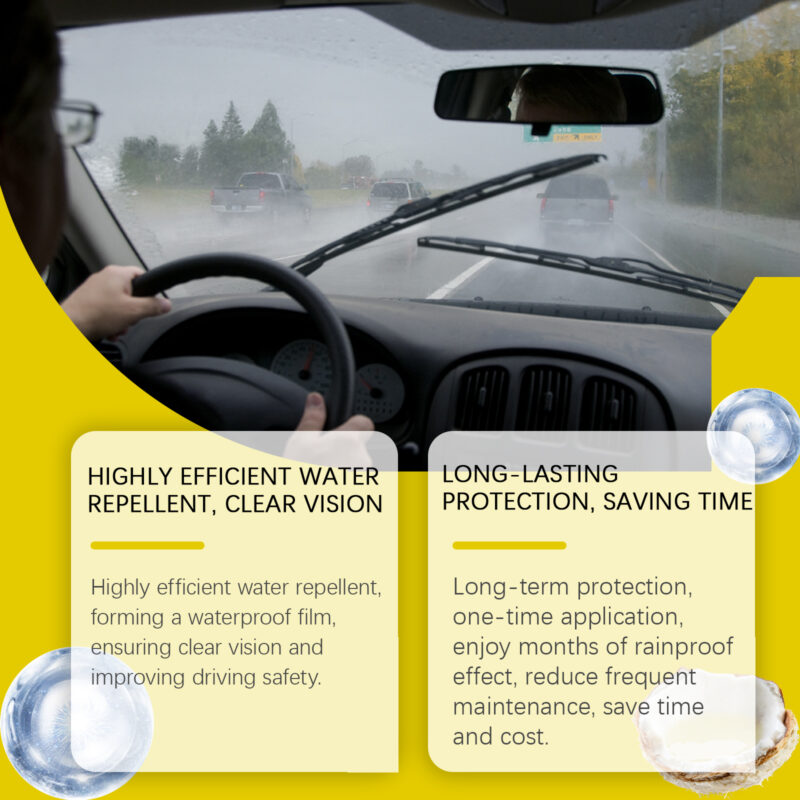 Car Glass Anti-Rain Anti-Fog Cleaner: Fast-Acting Protective Spray for Clear Vision - Image 3