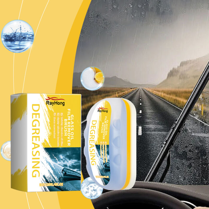 Car Glass Cleaner Brush: Multi-Purpose Stain Remover, Safe Surface Protection - Image 2
