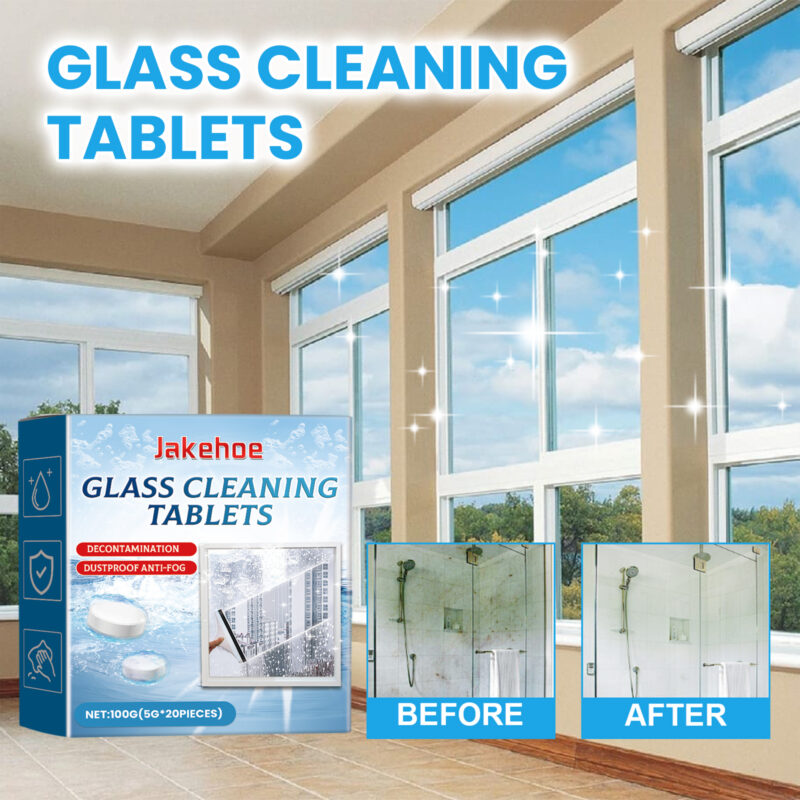 Car Glass Cleaner Sheets: Multi-Purpose Water Stain Remover, Safe for Mirrors & Sunroof - Image 2