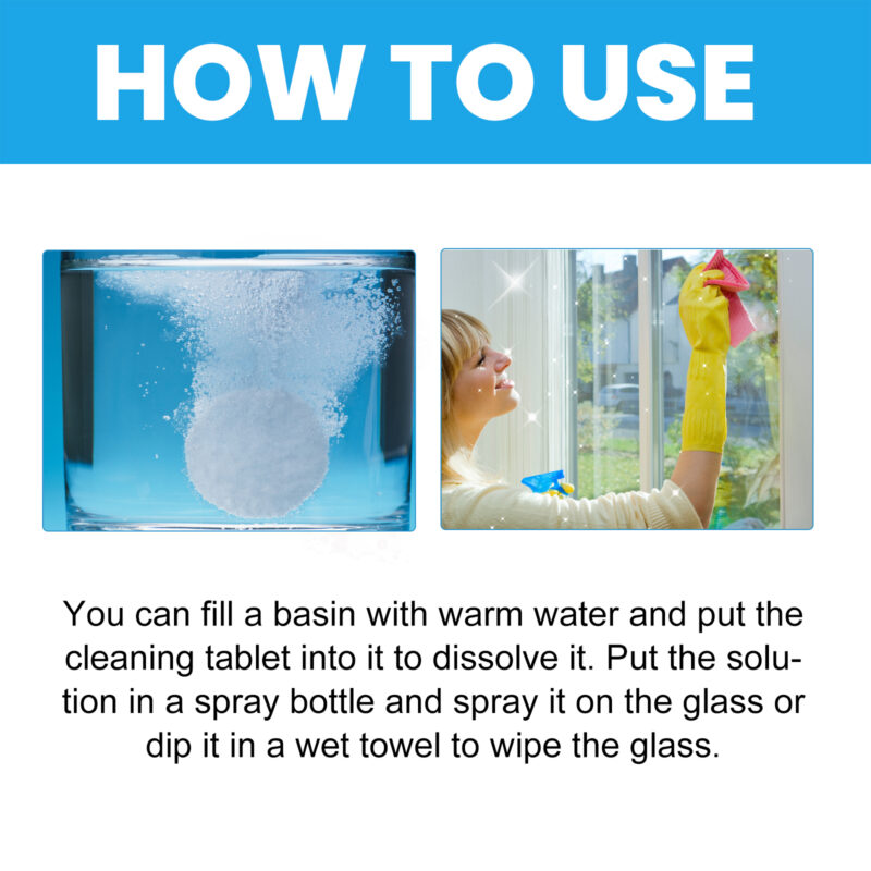 Car Glass Cleaner Tablets: Anti-Fog, Multi-Purpose, Safe Surface Formula - Image 6