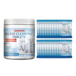 Car glass cleaner tablets anti fog formula for clear windows