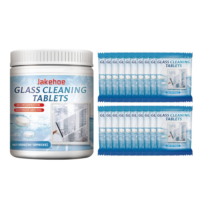 Car glass cleaner tablets anti fog formula for clear windows