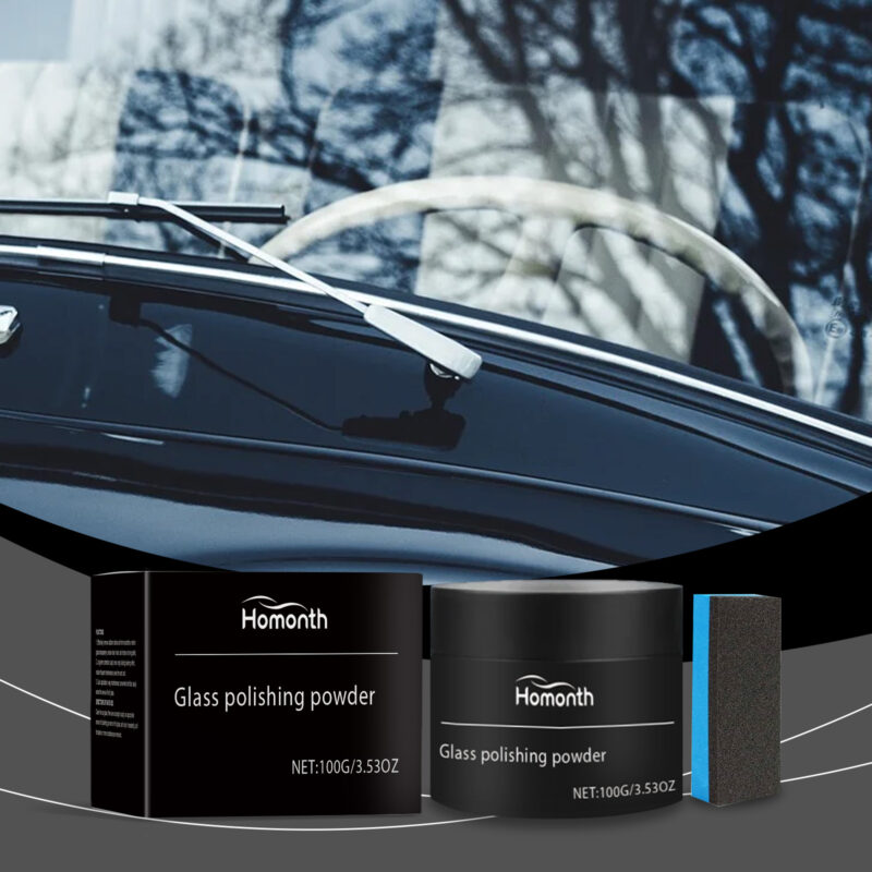 Car Glass Polishing Powder: Fast-Acting, Safe Decontamination & Window Cleaner - Image 2
