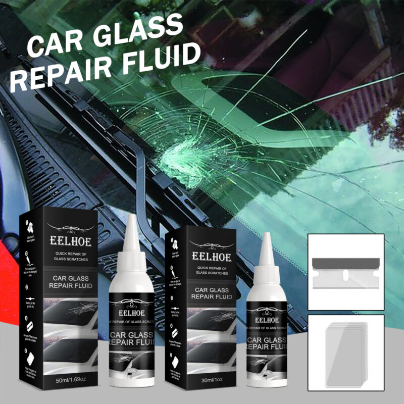 Car Glass Repair Adhesive: Fast-Acting Windshield Crack Fix, Surface-Safe Formula - Image 2