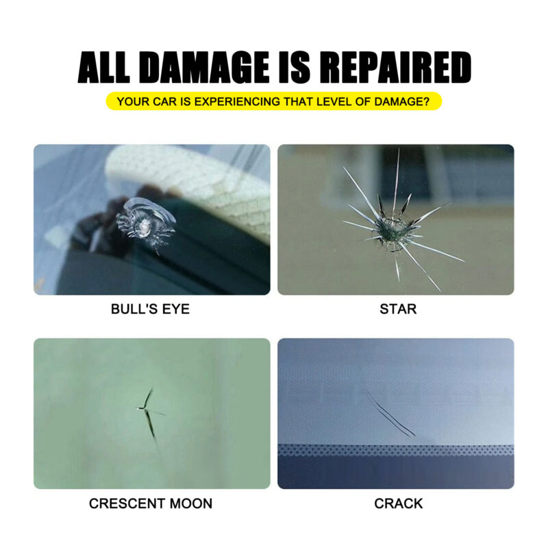 Car Glass Repair Adhesive: Fast-Acting Windshield Crack Fix, Surface-Safe Formula - Image 3