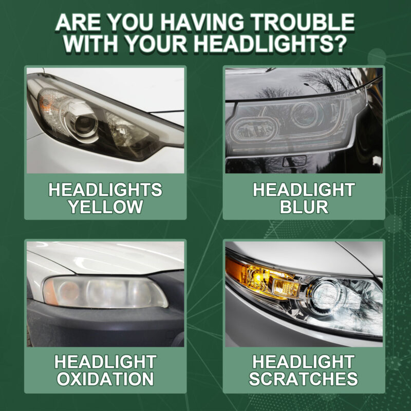 Car Headlight Cleaner Polish – Renew Scratches, Yellowing Fast | Safe Formula - Image 4