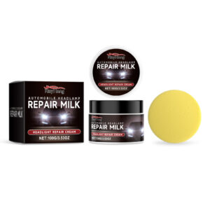 Fast-acting car headlight scratch removal cream for quick headlight restoration