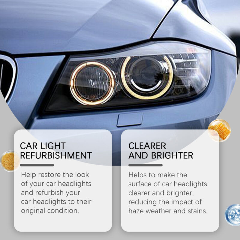 Car Headlight Scratch Removal Cream – Fast-Acting, Safe, Multi-Purpose Cleaner - Image 4