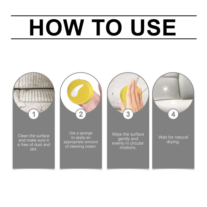 Car Interior Cleaner & Leather Care Cream – Multi-Purpose, Safe Formula for Deep Cleaning - Image 6