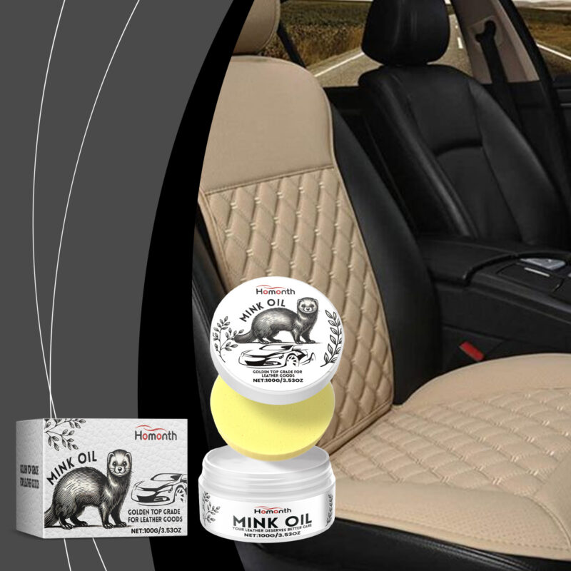 Car Interior Cleaner Leather Care Cream - Deep Clean, Surface-Safe, Restore Shine - Image 2