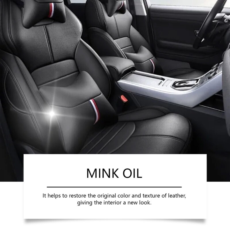 Car Interior Cleaner Leather Care Cream - Deep Clean, Surface-Safe, Restore Shine - Image 3