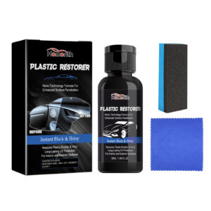 Surface-safe car interior cleaner and plastic restorer for dashboard polish multi-purpose care
