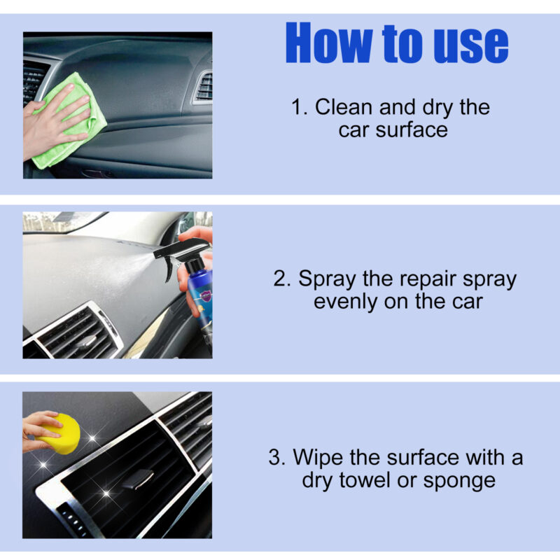 Car Interior Cleaner & Rust Protector Spray: Multi-Purpose, Safe Formula - Image 5