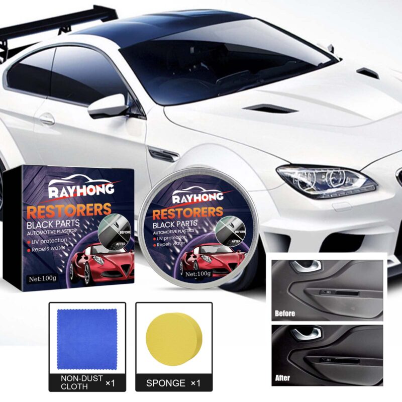 Car Interior Cleaner Wax: Multi-Purpose Plastic Repair, Fast-Acting Protective Formula - Image 2