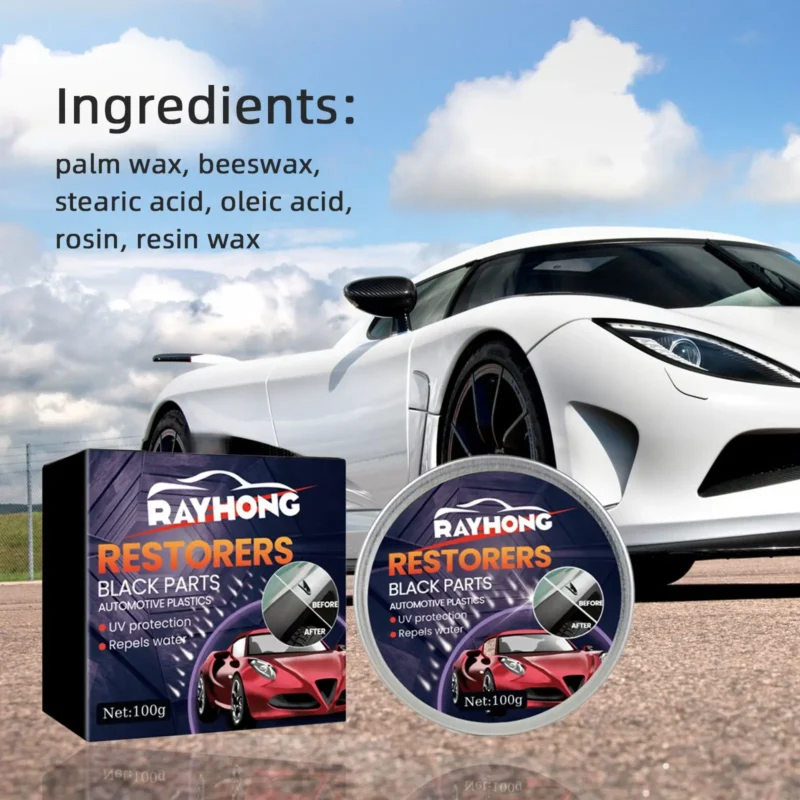 Car Interior Cleaner Wax: Multi-Purpose Plastic Repair, Fast-Acting Protective Formula - Image 5