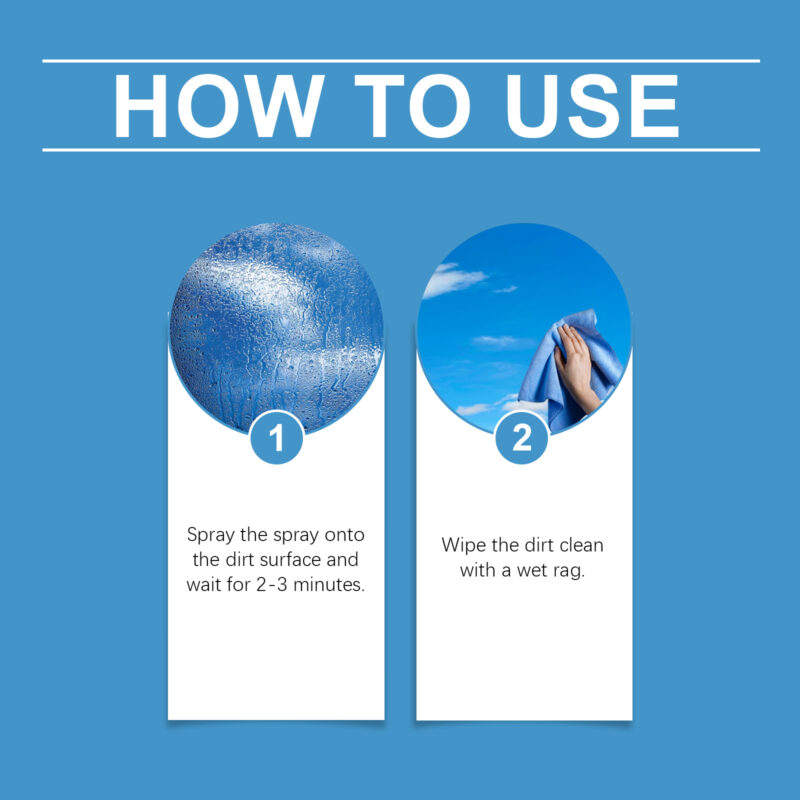 Car Interior Glass Cleaner - Fast-Acting Rust Remover, Safe Surface Formula - Image 6