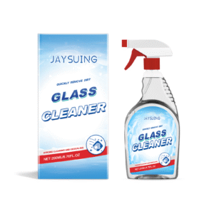 Fast-acting car interior glass cleaner removes rust safely from surfaces