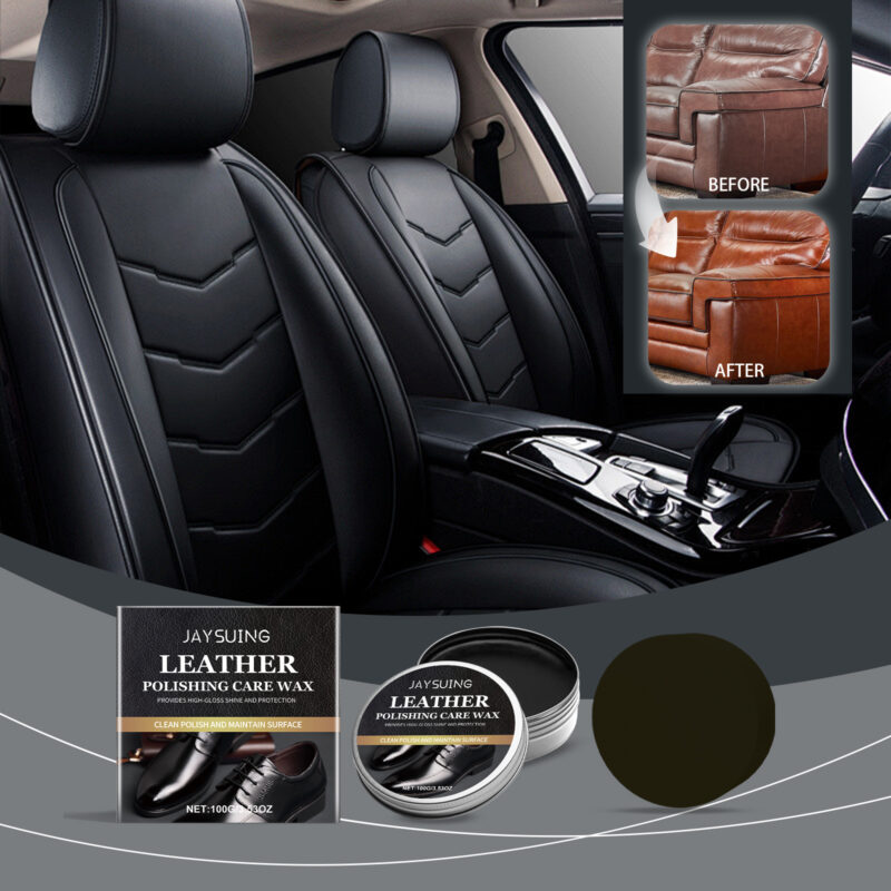 Car Interior Leather Care Wax: Protective, Multi-Purpose, Safe Shine - Image 2