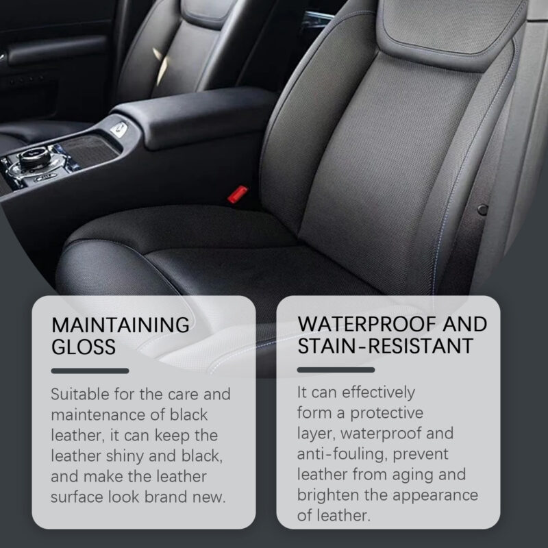 Car Interior Leather Care Wax: Protective, Multi-Purpose, Safe Shine - Image 3