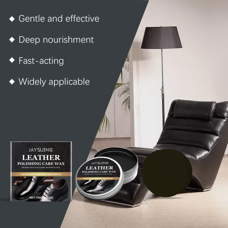Car Interior Leather Care Wax: Protective, Multi-Purpose, Safe Shine - Image 4