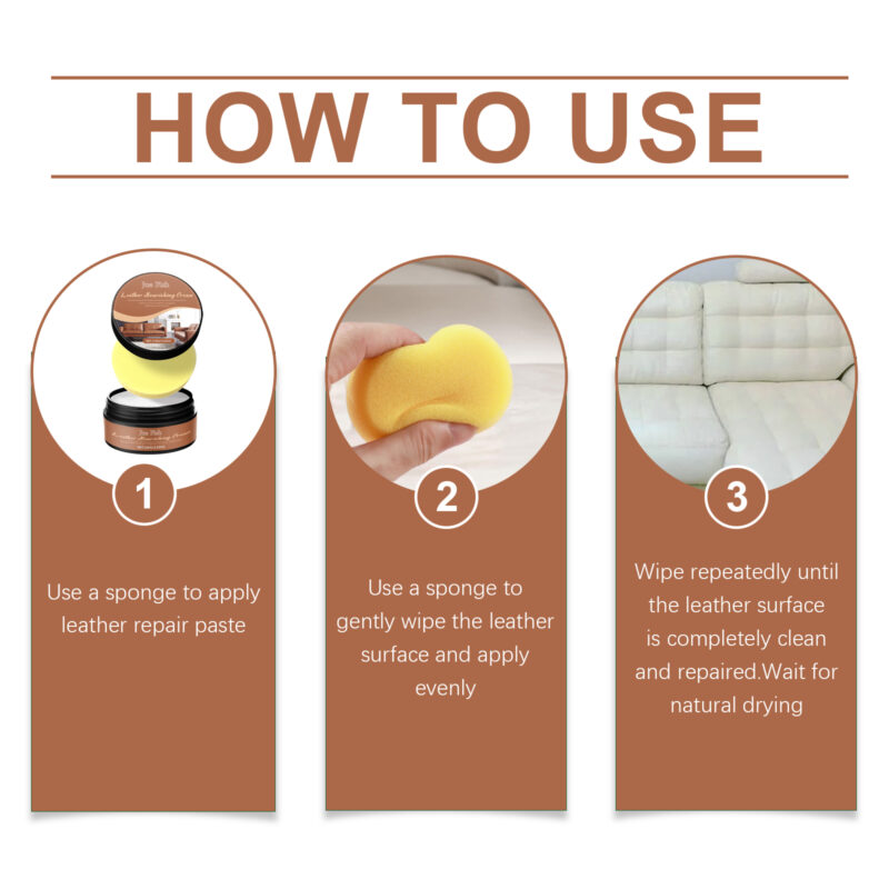 Car Interior Leather Repair Cream – Multi-Purpose, Surface-Safe Conditioner - Image 6