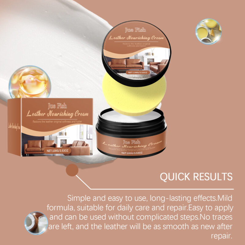 Car Interior Leather Repair Cream – Multi-Purpose, Surface-Safe Conditioner - Image 4