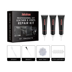 Car interior leather repair kit for fixing cracks scratches safe fast acting cream