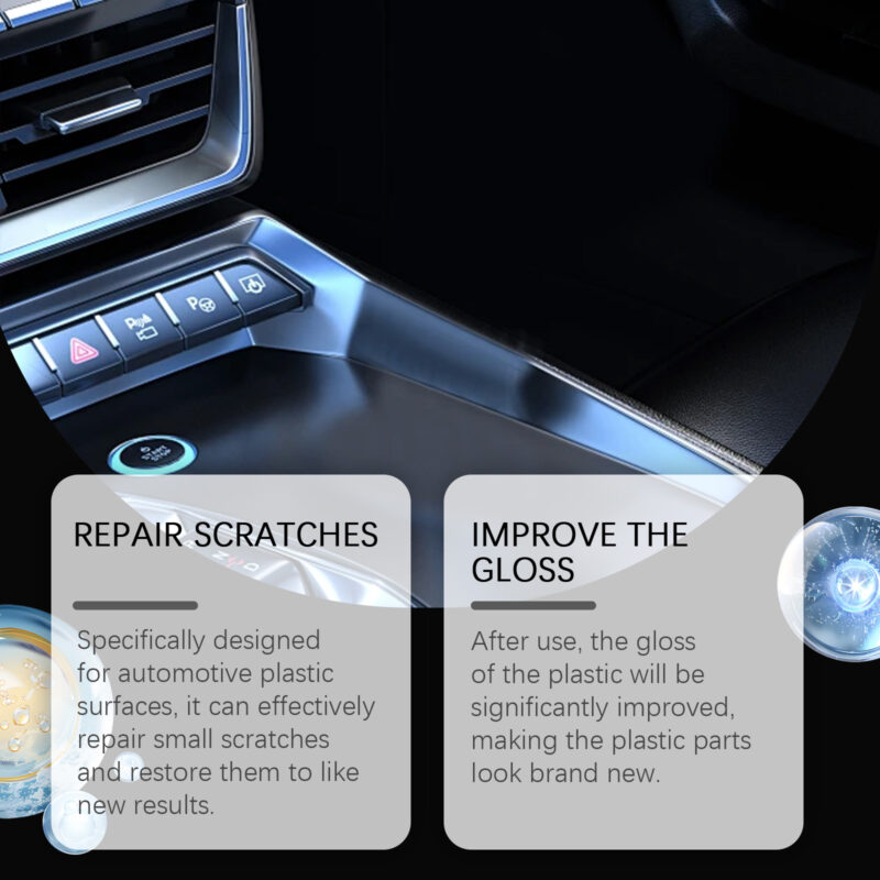 Car Interior Plastic Repair Nano Coating – Surface-Safe, Fast-Acting Restorer - Image 4