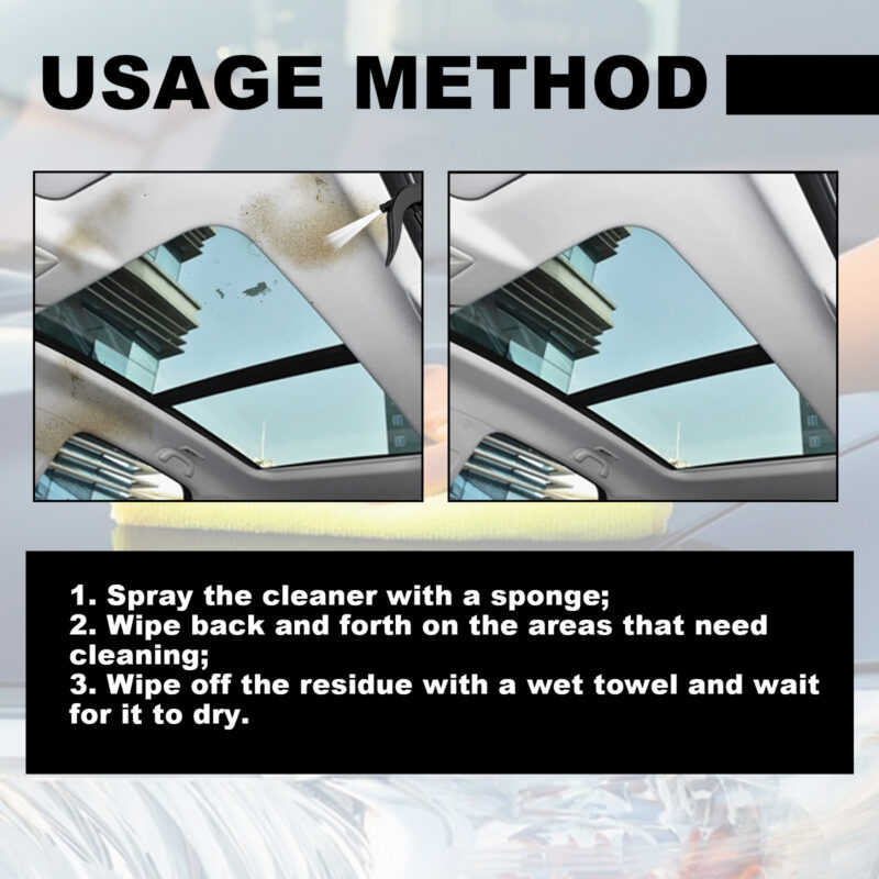 Car Interior Roof Cleaner – Multi-Purpose, Fast-Acting Safe Fabric Formula - Image 6