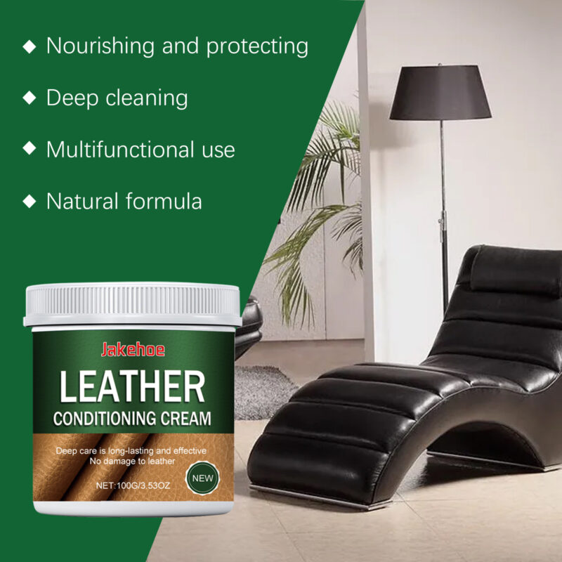 Car Leather Cleaner Cream - Multi-Purpose, Safe Surface Formula for Interior Cleaning - Image 3