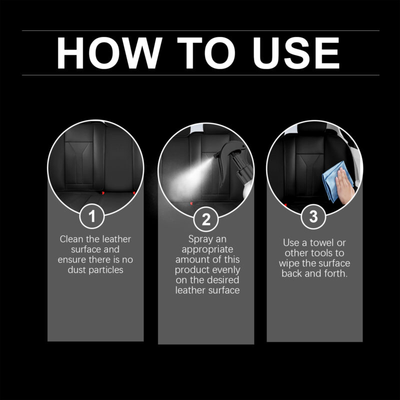 Car Leather Cleaner Spray: Ceramic Coating, Protective Formula, Multi-Purpose Refurbishment - Image 6