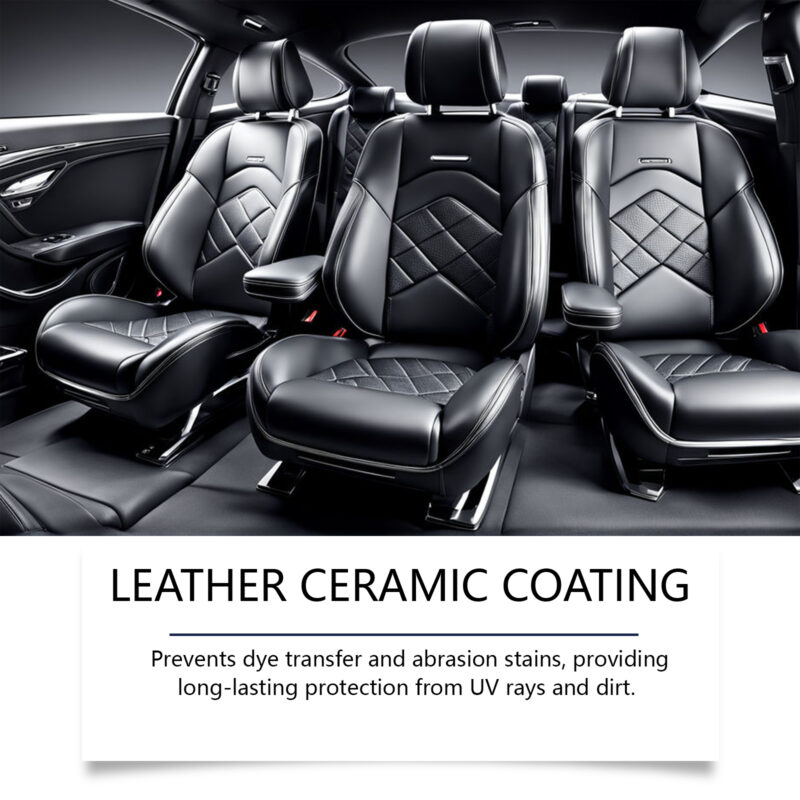 Car Leather Cleaner Spray: Ceramic Coating, Protective Formula, Multi-Purpose Refurbishment - Image 4
