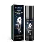 Car night reflective spray multi-purpose surface-safe glow-in-dark safety accessory on vehicle