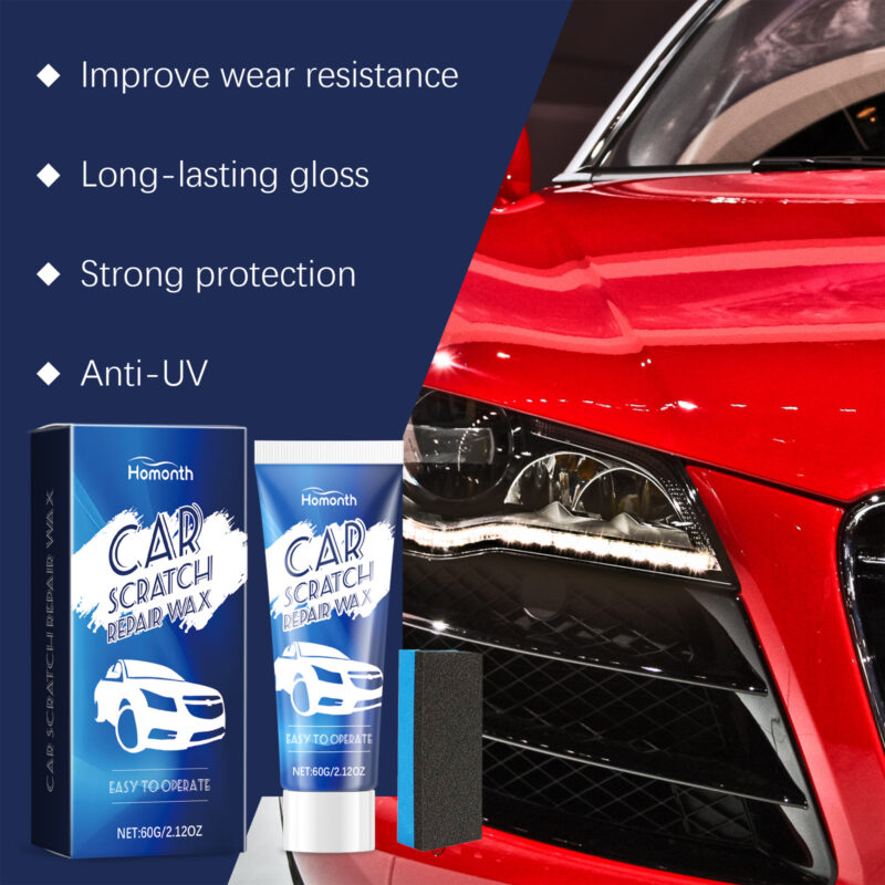 Car Paint Protection Wax: Fast-Acting Scratch Repair, Surface-Safe Formula - Image 3