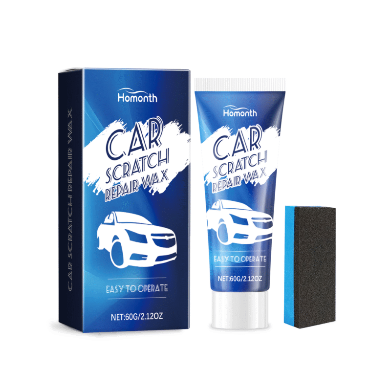 Car paint protection wax for fast-acting scratch repair and surface safety