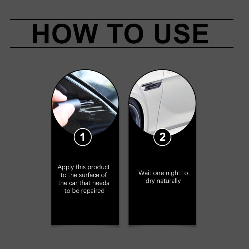 Car Paint Scratch Repair: Fast-Acting White Paint Restorer with Protective Formula - Image 6