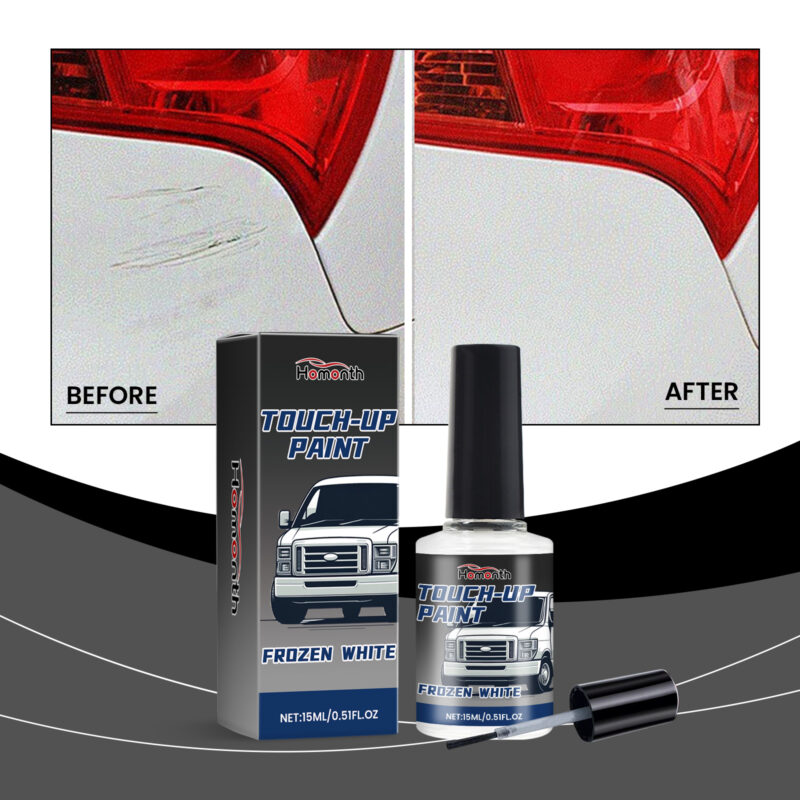Car Paint Scratch Repair: Fast-Acting White Paint Restorer with Protective Formula - Image 2