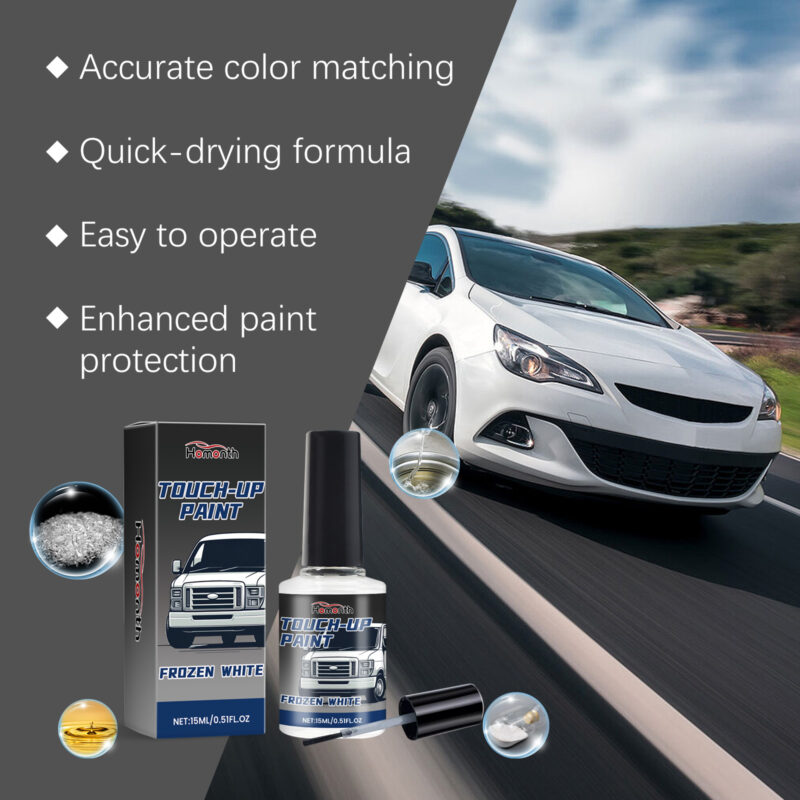 Car Paint Scratch Repair: Fast-Acting White Paint Restorer with Protective Formula - Image 3